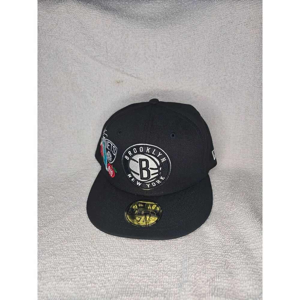 New Era 59FIFTY Brooklyn Nets"City Cluster"/"City Transit"Multi-Patch Fitted Hat